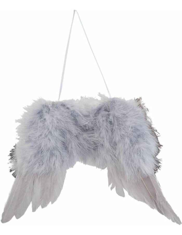 Clayre & Eef - Hänger Flügel grau | Rost & Rosmarin