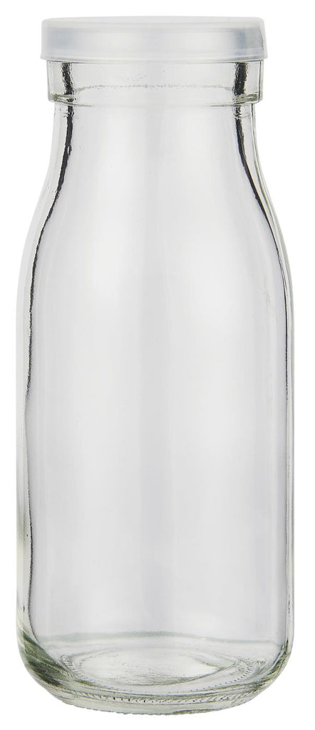IB Laursen - Glas mit klarem Plastikdeckel 250ml, Flasche