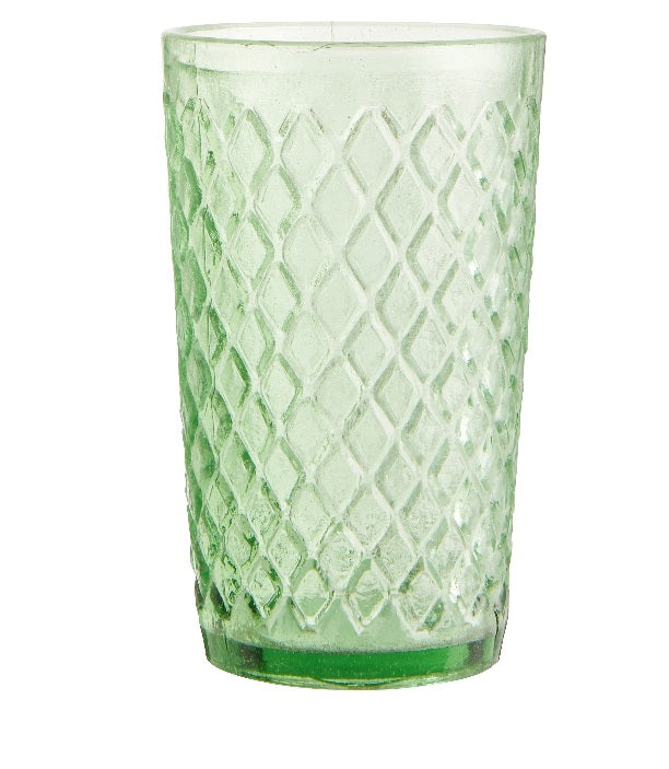 Ib Laursen  - Vase geschliffenes Glas grün | Rost & Rosmarin