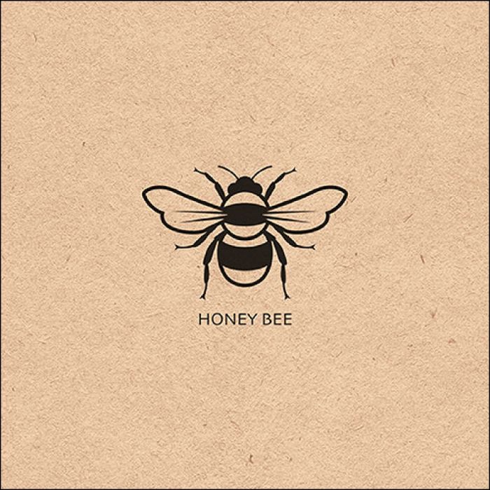 Ambiente Servietten Recycled Honey Bee, Biene