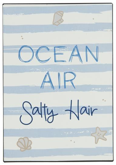 IB Laursen Metallschild - OCEAN AIR Salty Hair