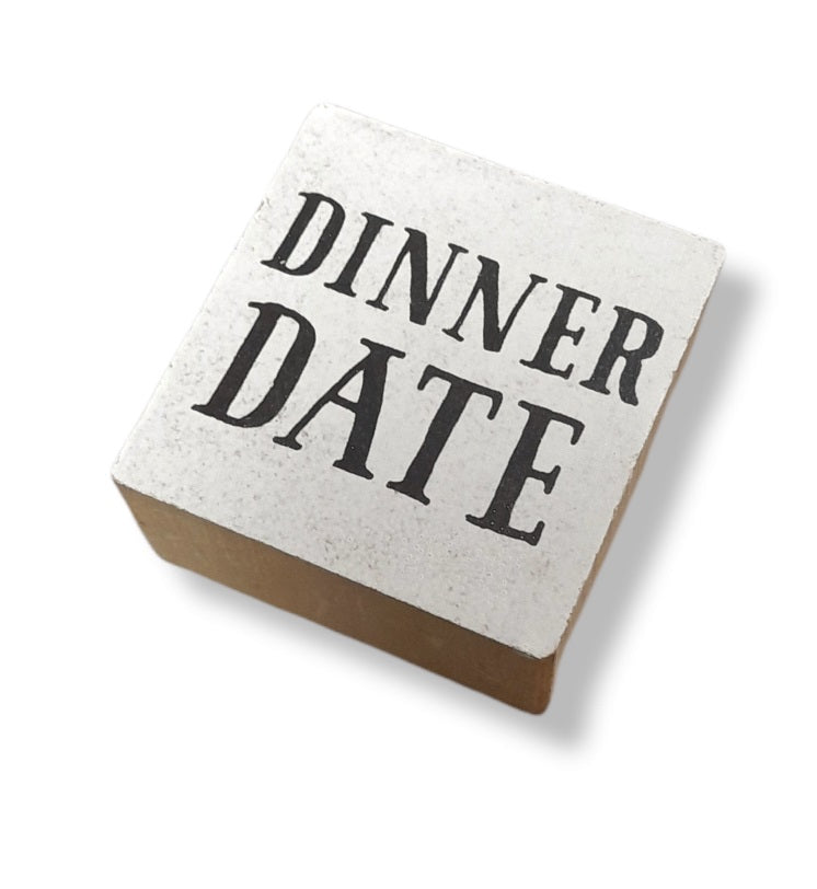 Magnet - Holz Dinner Date | Rost & Rosmarin